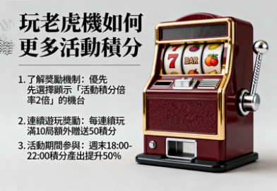 玩老虎機如何獲得更多活動積分：掌握積分倍增術，解鎖CitiNow Slots娛樂城的無限驚喜